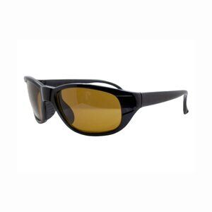 Liberty Sport Men's ACLIB021 REEF Shiny Black / Brown Tinted Sunglasses